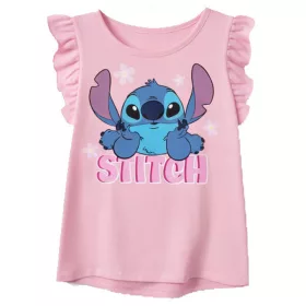   Disney Lilo és Stitch, A csillagkutya Tiny Smile Light Pink gyerek rövid póló, felső 4 év / 104 cm