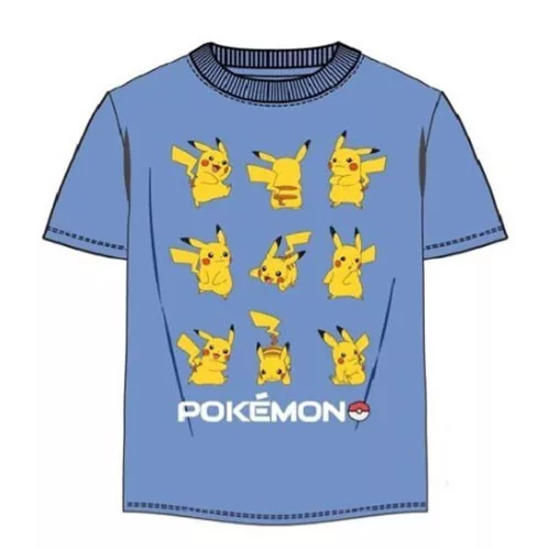 Pokémon Fun Squad Light Blue gyerek rövid póló, felső 6 év / 116 cm