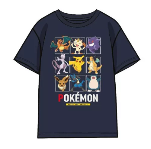 Pokémon Fun Squad Blue gyerek rövid póló, felső 4 év / 104 cm
