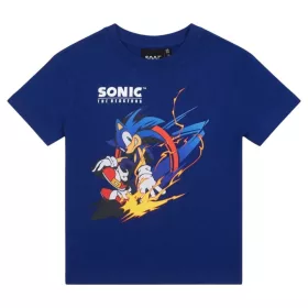   Sonic a sündisznó Speed Rush Blue gyerek rövid póló, felső 5  év / 110 cm