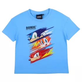   Sonic a sündisznó Speed Rush Light Blue gyerek rövid póló, felső 6 év / 116 cm