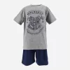Harry Potter Hogwarts Grey gyerek rövid pizsama 6 év / 116 cm