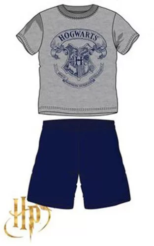 Harry Potter Hogwarts Grey gyerek rövid pizsama 6 év / 116 cm