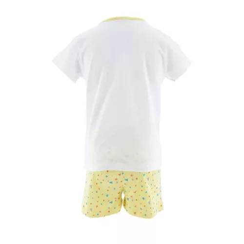 Disney Jégvarázs Best Sisters White gyerek rövid pizsama 5 év / 110 cm