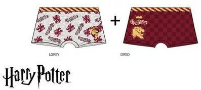 Harry Potter Red Lion gyerek boxeralsó 2 darab/csomag 8 - 10 év / 128 - 140 cm