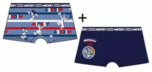 Disney Mickey Motion Blue gyerek boxeralsó 2 darab/csomag 6 - 8 év / 116 - 128 cm
