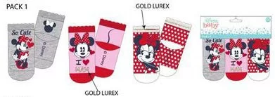 Disney Minnie Love Mam baba zokni 0/6 hó