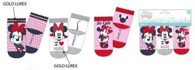 Disney Minnie Love Mam Pink baba zokni 6/12 hó