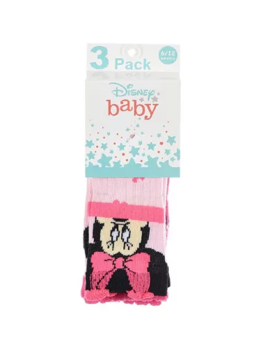 Disney Minnie Figaro Pink baba zokni 6/12 hó