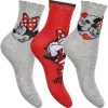 Disney Minnie Bow Red gyerek zokni 27/30