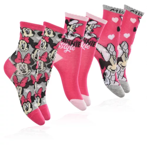 Disney Minnie Pink Style gyerek zokni 31/34