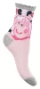 Peppa malac Sparkle Steps Grey gyerek zokni  31/34