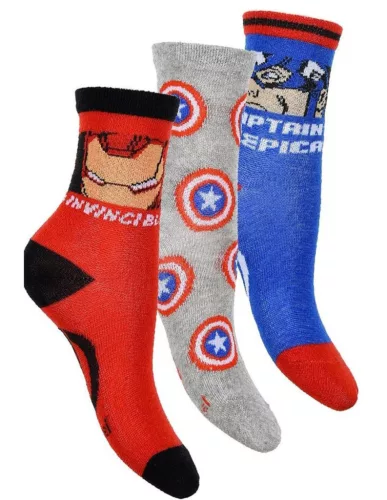 Bosszúállók Iron Man gyerek zokni 27/30