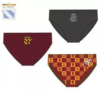 Harry Potter Gryffindor gyerek fehérnemű, alsó 3 darab/csomag 4 - 5 év / 104 - 110 cm
