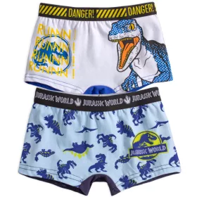   Jurassic World Danger gyerek boxeralsó 2 darab/csomag 6 - 8 év / 116 - 128 cm