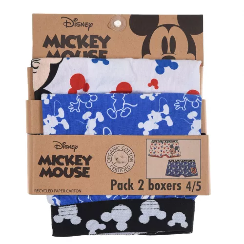 Disney Mickey Blue gyerek boxeralsó 2 darab/csomag 6 - 8 év / 116 - 128 cm