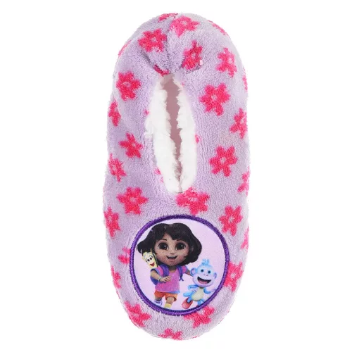 Dóra, a felfedező Flower Purple gyerek téli papucs 23/26
