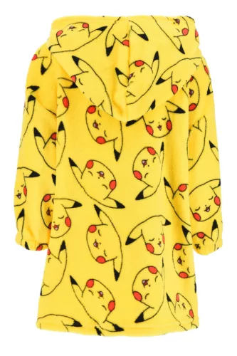 Pokémon Pika belebújós plüss polár takaró, poncsó 6 év / 116 cm