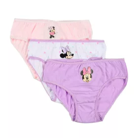   Disney Minnie Purple Dots gyerek fehérnemű, bugyi 3 darab/csomag 3 - 4 év / 98 - 104 cm