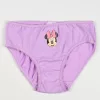 Disney Minnie Purple Dots gyerek fehérnemű, bugyi 3 darab/csomag 6 - 8 év / 116 - 128 cm
