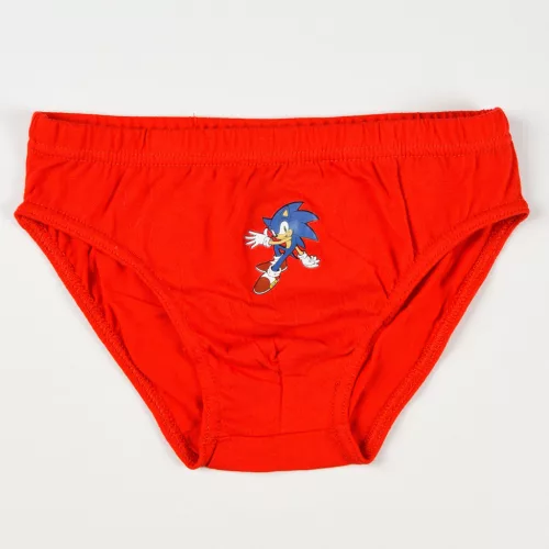 Sonic a sündisznó Gotta Go gyerek fehérnemű, alsó 3 darab/csomag 3 - 4 év / 98 - 104 cm