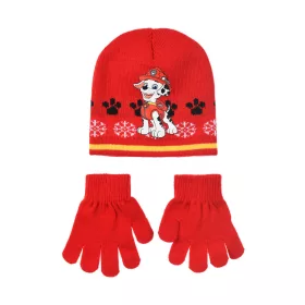   Mancs Őrjárat Marshall Red gyerek sapka + kesztyű szett 52 cm