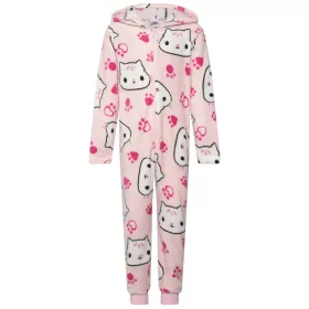   Gabi babaháza Cat Pink gyerek hosszú pizsama, overál 4 év / 104 cm
