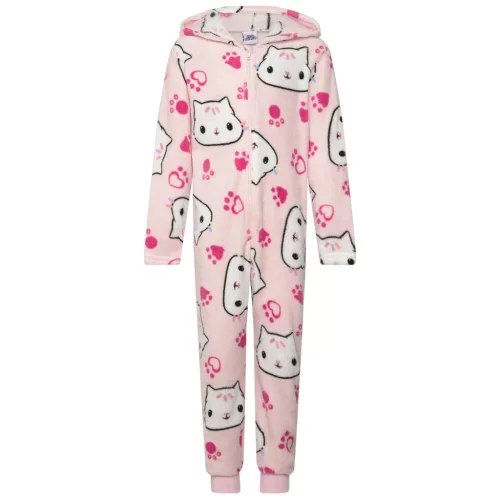 Gabi babaháza Cat Pink gyerek hosszú pizsama, overál 4 év / 104 cm