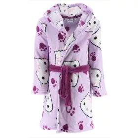 Gabi babaháza Cat Purple gyerek köntös 8 év / 128 cm