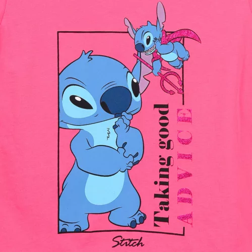 Disney Lilo és Stitch, A csillagkutya Advice gyerek rövid póló, felső 4 év / 104 cm
