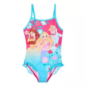   Disney Hercegnők Blooming Blue gyerek fürdőruha, úszó 8 év / 128 cm
