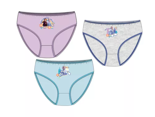 Disney Jégvarázs Rainbow gyerek fehérnemű, bugyi 3 darab/csomag 3 - 4 év / 98 - 104 cm