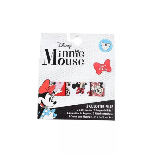 Disney Minnie Faces gyerek fehérnemű, bugyi 3 darab/csomag 3 - 4 év / 98 - 104 cm