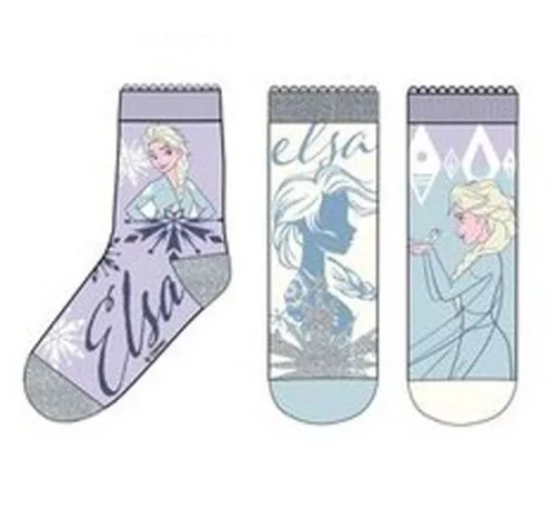 Disney Jégvarázs Icy Elsa gyerek zokni 31/34