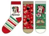 Disney Mickey, Minnie Gift Karácsonyi gyerek zokni 27/30
