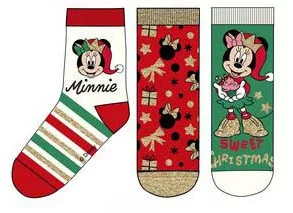 Disney Mickey, Minnie Gift Karácsonyi gyerek zokni 31/34