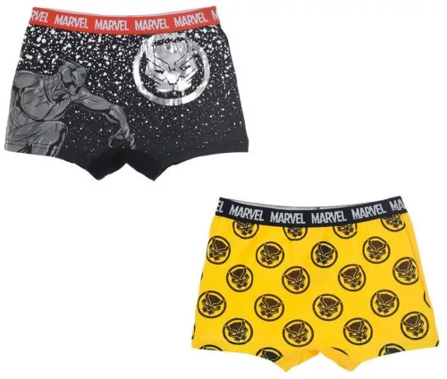 Bosszúállók Black Panther gyerek boxeralsó 2 darab/csomag 9 - 10 év / 134 - 140 cm