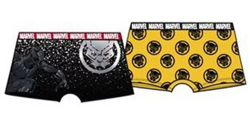 Bosszúállók Black Panther gyerek boxeralsó 2 darab/csomag 9 - 10 év / 134 - 140 cm