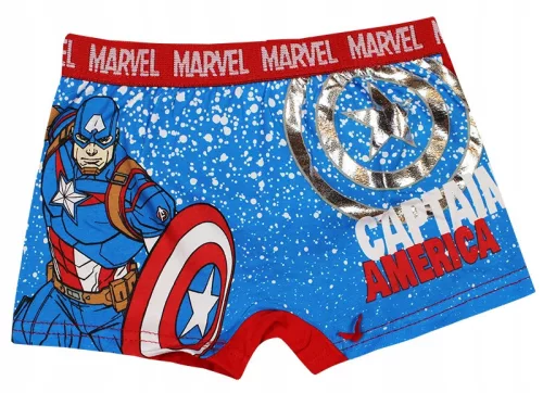 Bosszúállók Captain America gyerek boxeralsó 2 darab/csomag 4 - 5 év / 104 - 110 cm