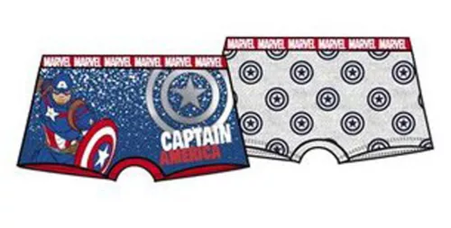 Bosszúállók Captain America gyerek boxeralsó 2 darab/csomag 4 - 5 év / 104 - 110 cm