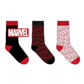 Marvel Black férfi zokni 39/42