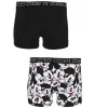 Disney Mickey Black férfi boxeralsó 2 darab/csomag L