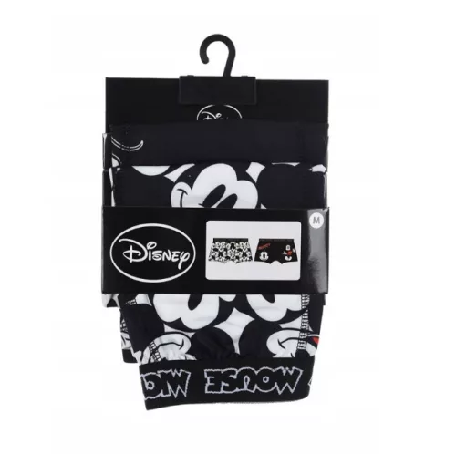 Disney Mickey Black férfi boxeralsó 2 darab/csomag L