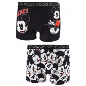 Disney Mickey Black férfi boxeralsó 2 darab/csomag XL