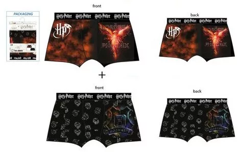 Harry Potter Phoenix férfi boxeralsó 2 darab/csomag S