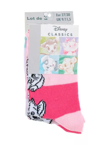 Disney Marie Fancy Pink gyerek zokni 23/26