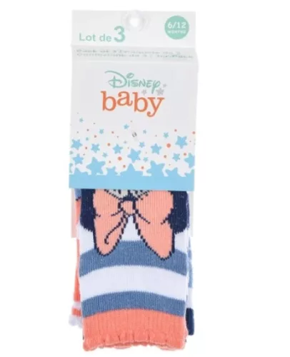 Disney Minnie Shell Peach baba zokni 6/12 hó