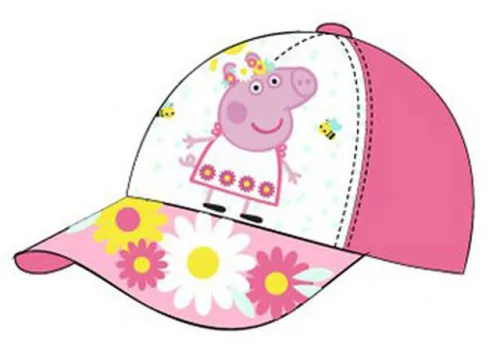 Peppa malac Flower Pink gyerek baseball sapka 52 cm