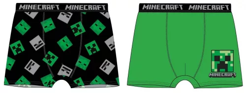 Minecraft Green gyerek boxeralsó 2 darab/csomag 6 év / 116 cm