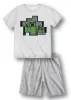Minecraft Tunnel Trouble gyerek rövid pizsama 12 év / 152 cm